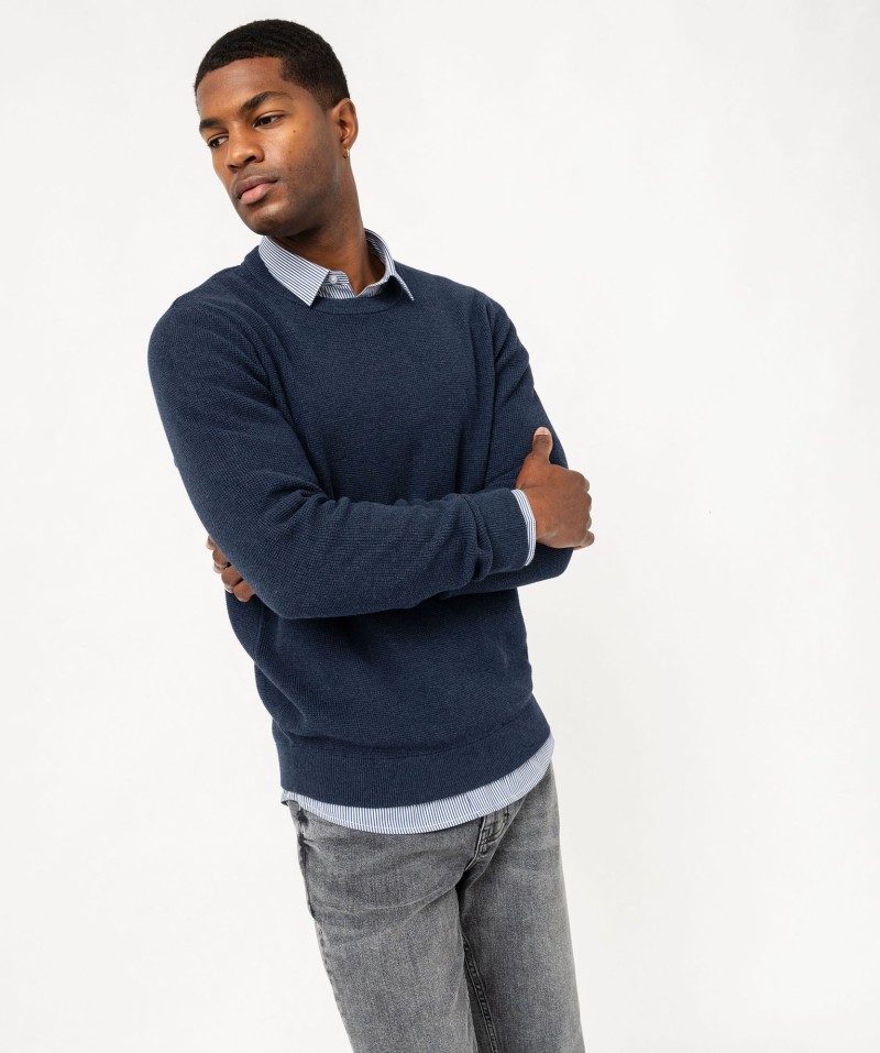 PULL FJ HOV 99TABA 99TABA BLEU