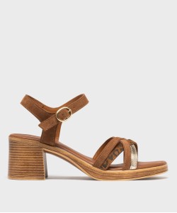 SANDALE TALON FEC CEVIC MARRON