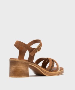 SANDALE TALON FEC CEVIC MARRON