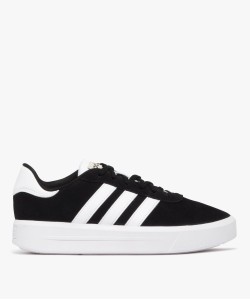 COURTPLATFORMSUEDE noir
