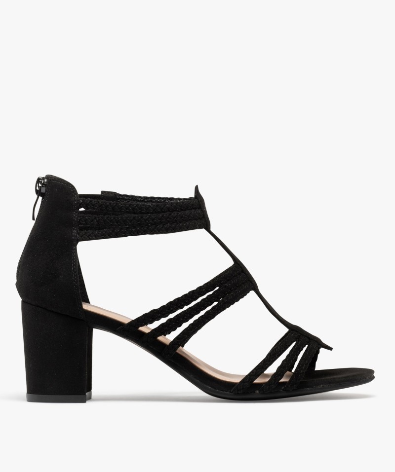 SANDALE TALON FEC COWUT NOIR ST