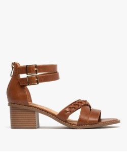 SANDALE TALON FEC CAMEM MARRON