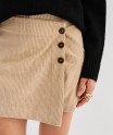 JUPE SHORT FEV CANEP BEIGE FO