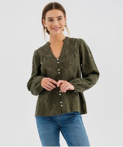 BLOUSE ML FEV 95XIP 95XIP KAKI