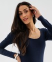 TEE SHIRT ML FEV CUNOV BLEU FO