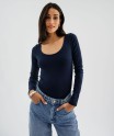 TEE SHIRT ML FEV CUNOV BLEU FO