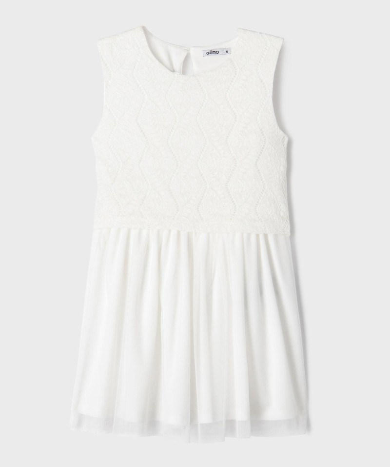 ROBE COURTE FIE CEWUG BLANC VI