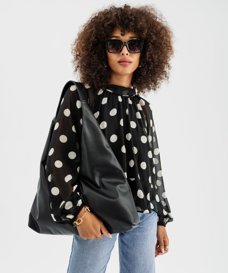 BLOUSE ML FEV CATAZ NOIR CH