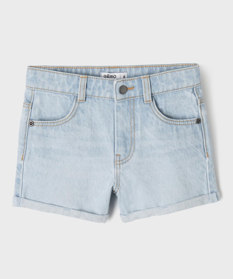 SHORT DENIM FIE 35PERMO2 BLANC