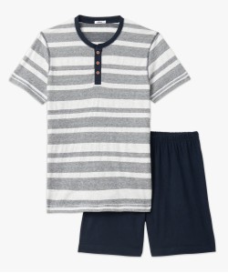 PYJASHORT HNU 70JEETI BLEU ST