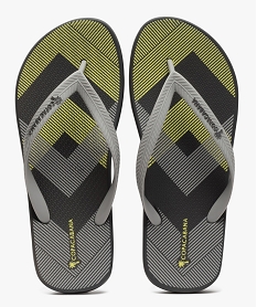 GEMO Tongs homme décor graphique - Copacabana gris standard